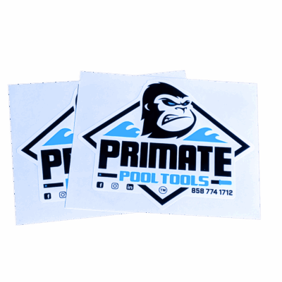 Primate Vinyl Stickers (2 PK)